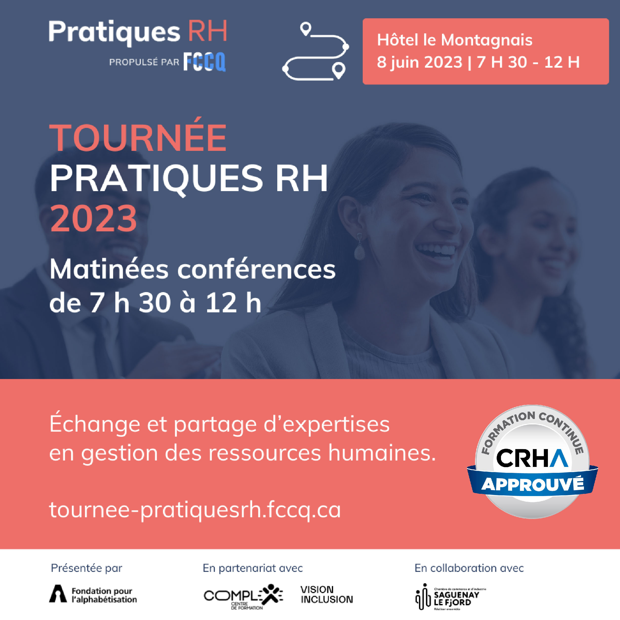 La Tournée Pratiques RH de la FCCQ : Échange et partage d’expertises en gestion des ressources humaines - Chambre de commerce et d'industrie Saguenay-Le Fjord
