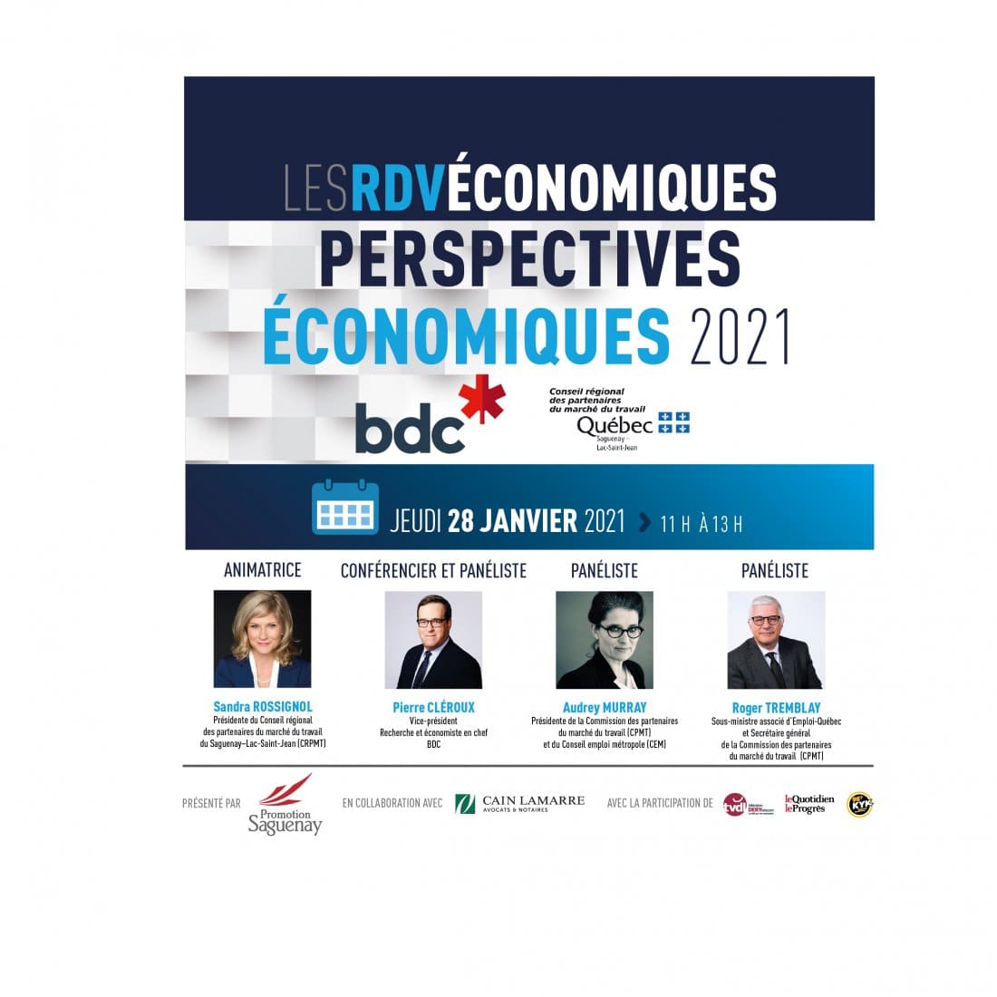 Perspectives économiques 2021 - Chambre de commerce et d'industrie Saguenay-Le Fjord